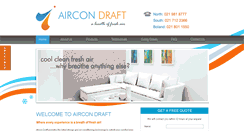 Desktop Screenshot of aircondraft.co.za